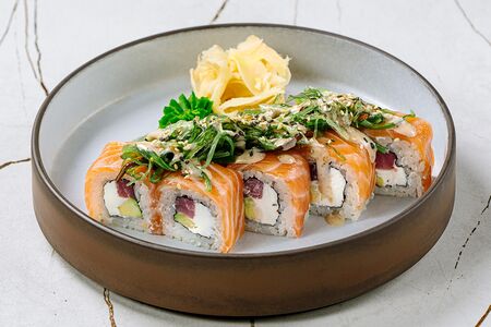 С лососем и чукой