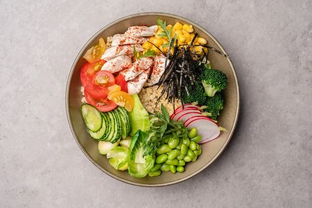 Поке с курицей