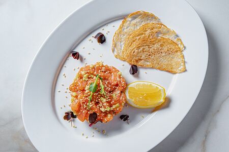 Тартар из лосося