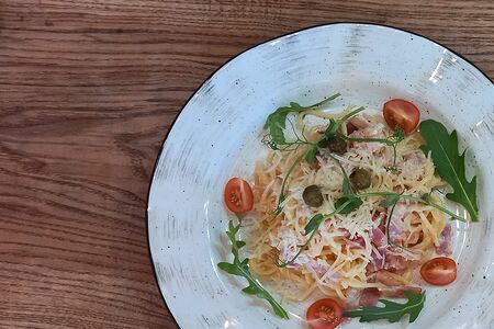 Карбонара с беконом