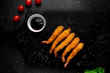 Креветки темпура