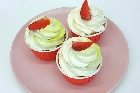 Капкейки с вареной сгущенкой