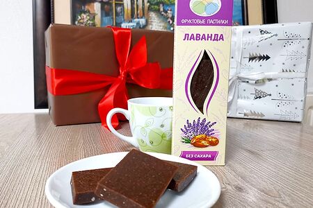 Фруктовые пастилки без сахара лаванда