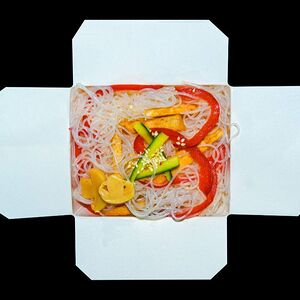 Лапша фунчоза с морепродуктами