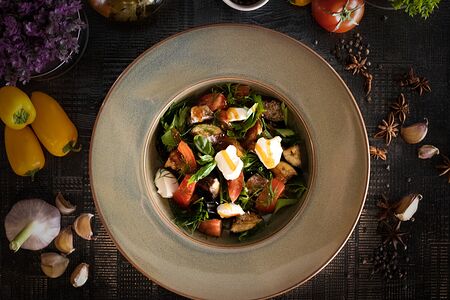 Армянский салат с баклажанами