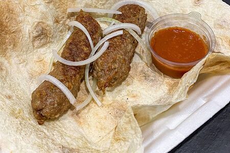 Люля-кебаб из свинины и говядины