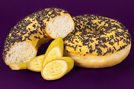 Пончик БананаДон банановый без начинки