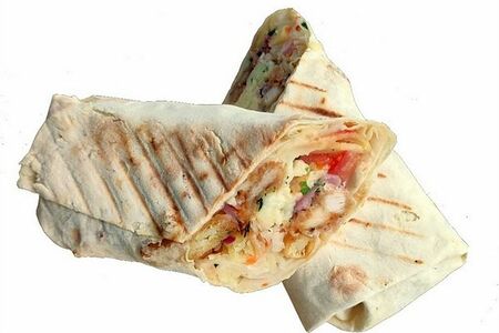 Шаурма с куриным филе и сыром