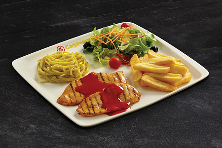 Куриная отбивная на гриле Жгучие перцы