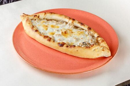 Пиде с курицей и грибами