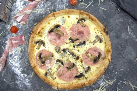 Ветчина с грибами