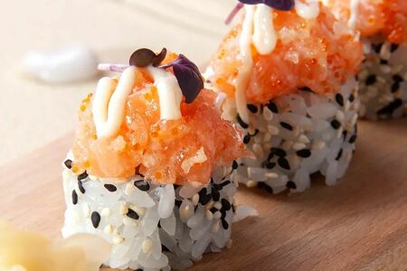 Лосось, авокадо