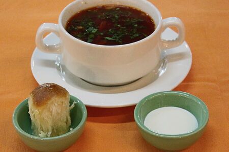 Борщ с говядиной