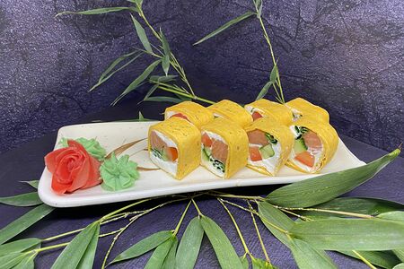 Ролл №46 Тортилья с копченым лососем