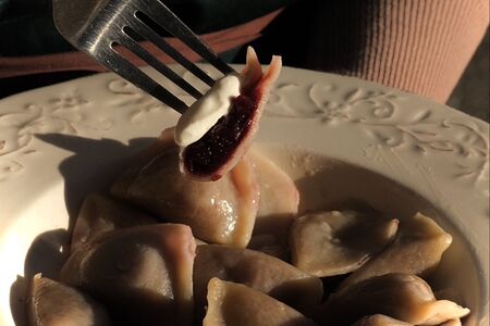 Вареники с вишней