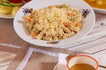 Макарошки с сыром