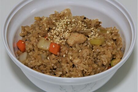 Тяхан с овощами