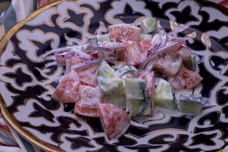 Овощной салат с сюзьмой