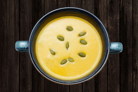 Сливочный крем-суп из тыквы