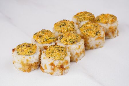 Запеченный под тающей шапочкой