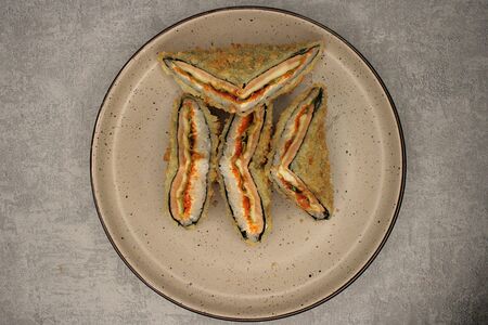 Бенто Сэндвич с лососем