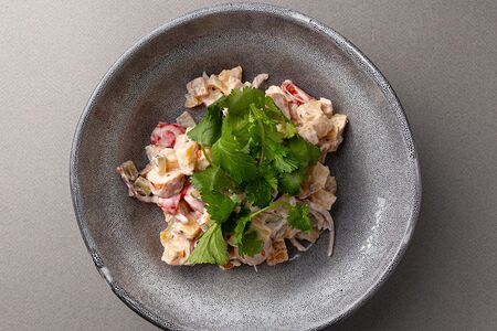 Баварский салат с колбасками на хоспере