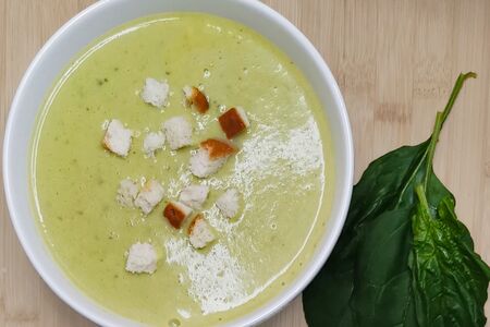 Крем-суп из шпината