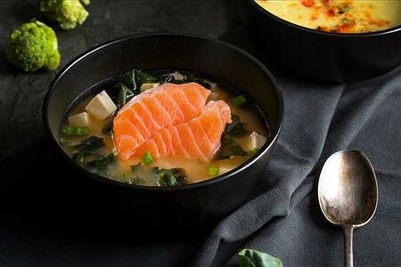 Мисо с лососем