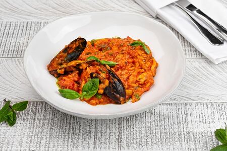 Ризотто с морепродуктами