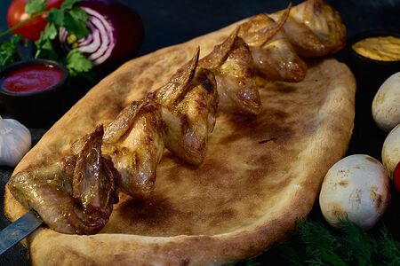 Шашлык из куриных крылышек