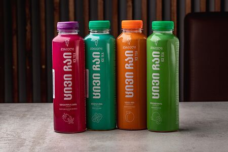 Холодный чёрный чай Гуриели с ароматом персика