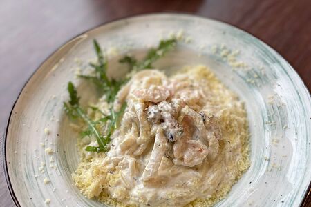 Ризони с морепродуктами