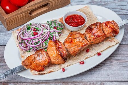 Шашлык из cвинoй мякоти