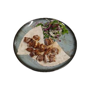 Шашлык из бараньих семечек