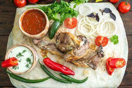 Шашлык из баранины (корейка)