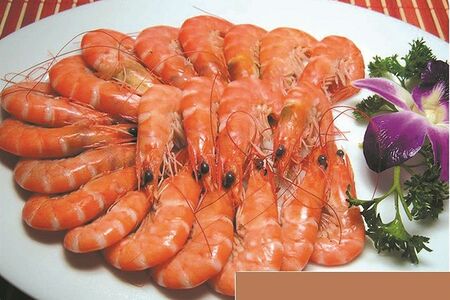 Креветки отварные