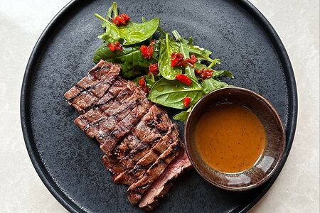 Тальята из говядины на гриле