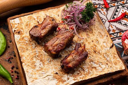 Шашлык из свиных ребрышек