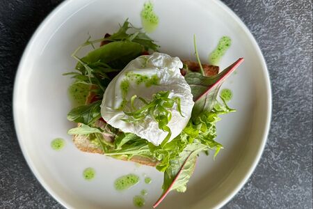 Бриошь, тунец, гуакамоле