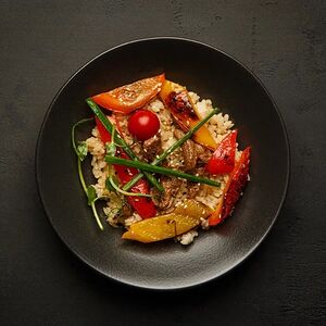 Тяхан с говядиной