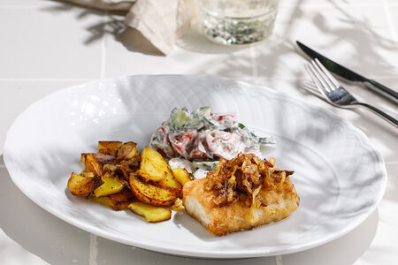 Судак, жаренный по-домашнему