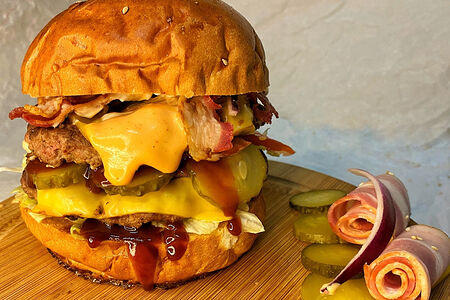 Двойной гриль тейсти бургер