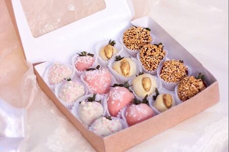 Подарочный набор Клубника в шоколаде S