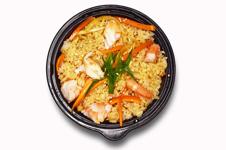 Тяхан с креветкой