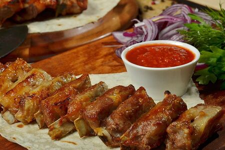 Шашлык из бараньих рёбрышек