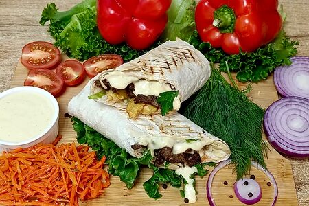 Классическая шаурма с курицей