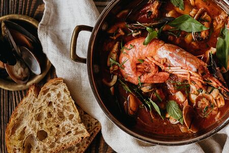 Анконский суп с морепродуктами
