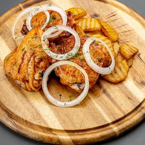Шашлык из куриных бедрышек