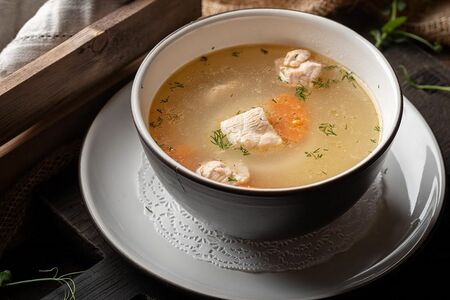 Уха из семги