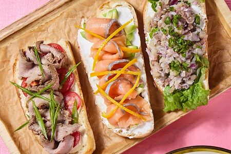 Tapas с сельдью